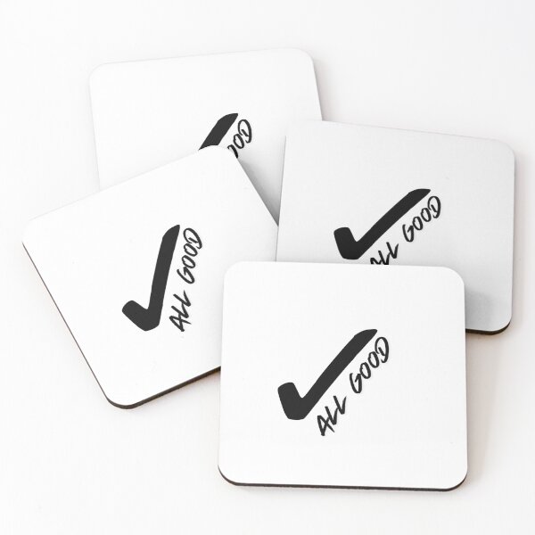 Item preview, All Good | Minimal Checkmark Icon Confidence Design designed and sold by Uceepeace.