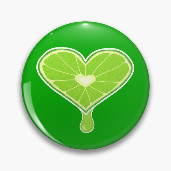 Item preview, Juicy lime heart designed and sold by Pandaerable.