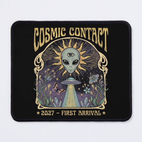 Item preview, Cosmic Contact 2027 Alien Sun Third Eye Art Nouveau designed and sold by zzz888.