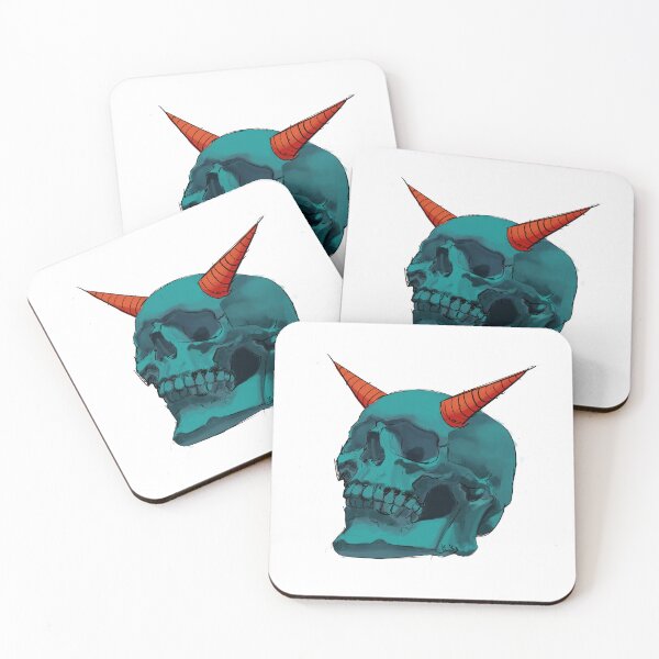 Item preview, Skull with horns designed and sold by kaiserkerfer.