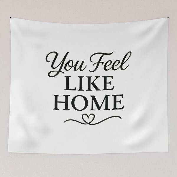 Item preview, You Feel Like Home - Romantic Valentine Typography designed and sold by MKreative Studio.