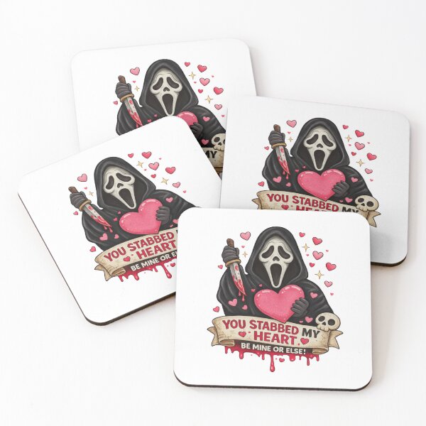 Item preview, You Stabbed My Heart Ghostface Valentine designed and sold by Elenafatulla.