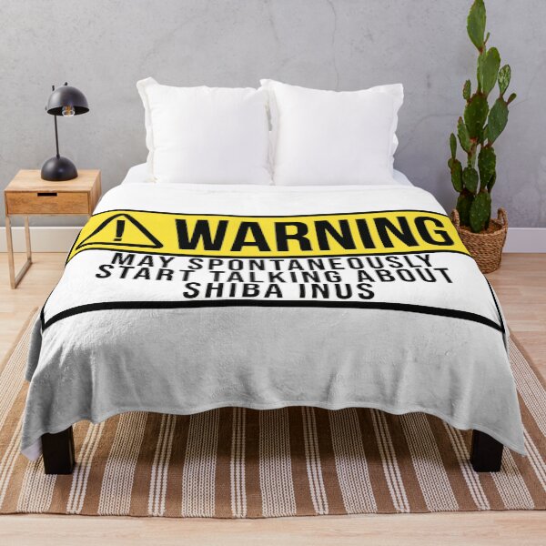 Item preview, Shiba Inu Dog Warning designed and sold by XCIV.