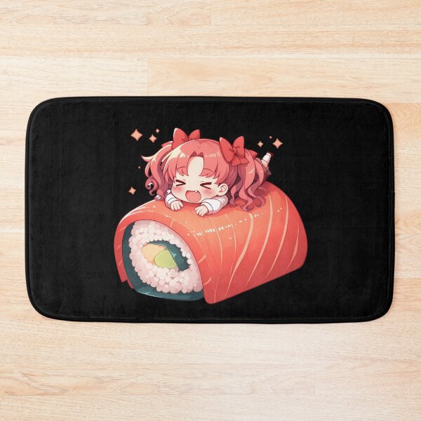 Item preview, Certain Scientific Shirai Kuroko Railgun Chibi Sushi Kawaii Anime Girl designed and sold by CarlosBender.