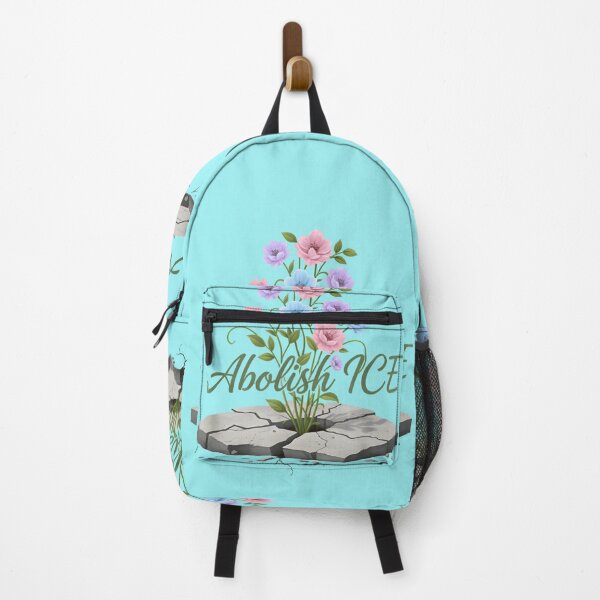 Item preview, Abolish ICE Floral Protest T-Shirt – Flowers Through Concrete Activist Art designed and sold by ZyxDes.
