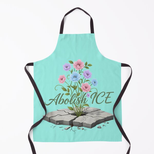 Item preview, Abolish ICE Floral Protest T-Shirt – Flowers Through Concrete Activist Art designed and sold by ZyxDes.