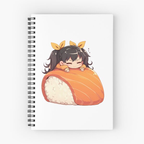 Item preview, Karen Araragi Fun Sushi Chibi Kawaii Bakemonogatari Anime Girl designed and sold by CarlosBender.