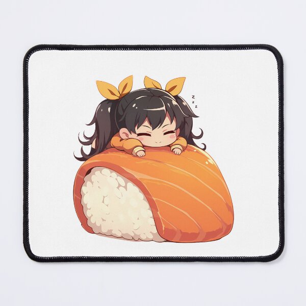 Item preview, Karen Araragi Fun Sushi Chibi Kawaii Bakemonogatari Anime Girl designed and sold by CarlosBender.
