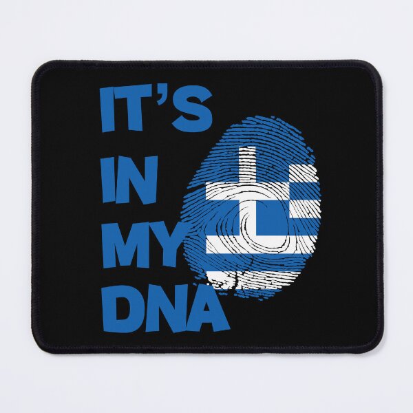 Item preview, Greece flag in fingerprint designed and sold by Azeecreate009.