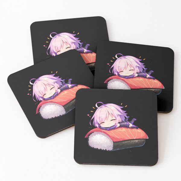 Item preview, Shielder Mash Kyrielight Adorable Sushi Chibi Kawaii Fate Grand Order Game Girl designed and sold by CarlosBender.