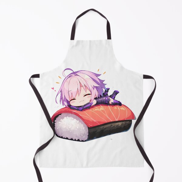 Item preview, Shielder Mash Kyrielight Adorable Sushi Chibi Kawaii Fate Grand Order Game Girl designed and sold by CarlosBender.