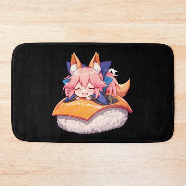 Item preview, No Caster Tamamo No Mae Foxy Sushi Chibi Kawaii Fate Grand Order Game Girl designed and sold by CarlosBender.