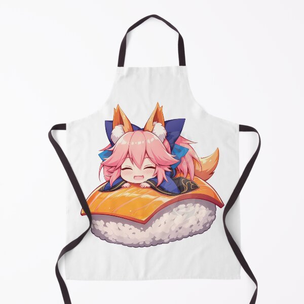 Item preview, No Caster Tamamo No Mae Foxy Sushi Chibi Kawaii Fate Grand Order Game Girl designed and sold by CarlosBender.
