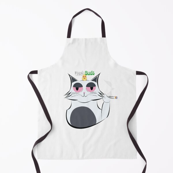Item preview, Best Buds Funny Cat And Chicken Smoking Catnip designed and sold by MEMCATDESING.