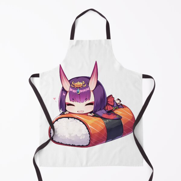 Item preview, Assassin Shuten Douji Playful Sushi Chibi Kawaii Fate Grand Order Game Girl designed and sold by CarlosBender.