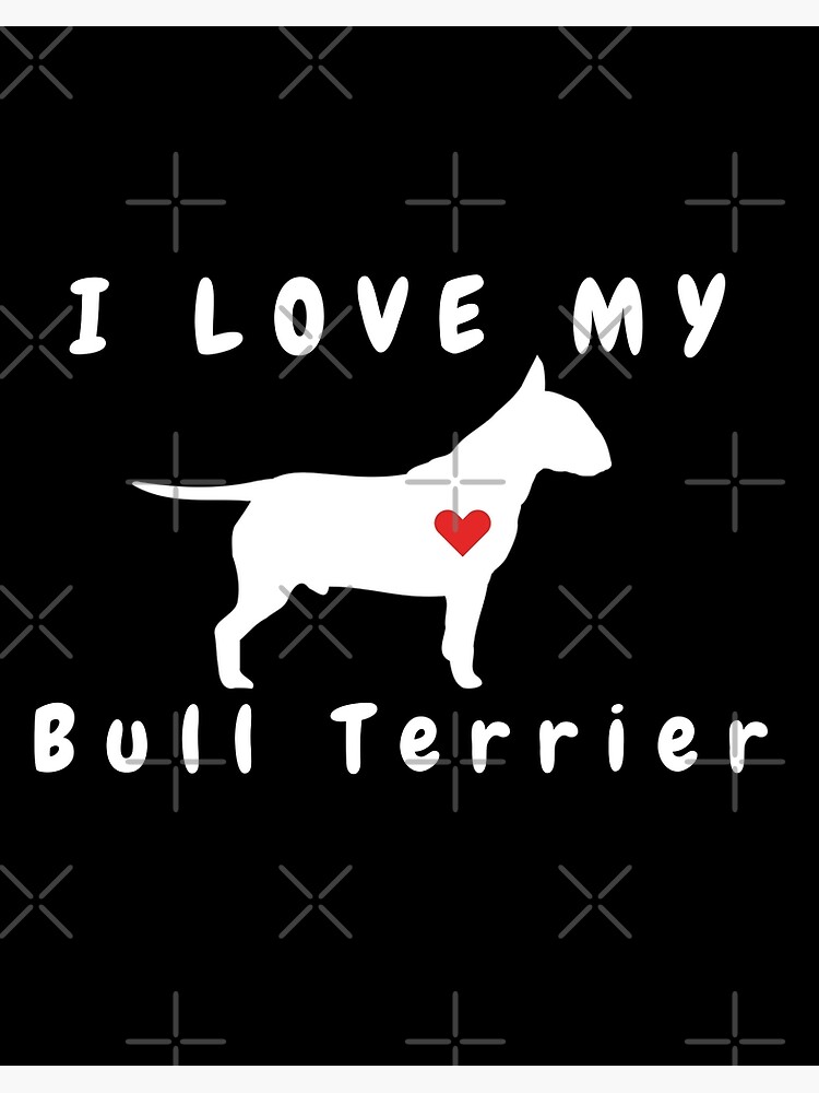 I Love My Bull Terrier\