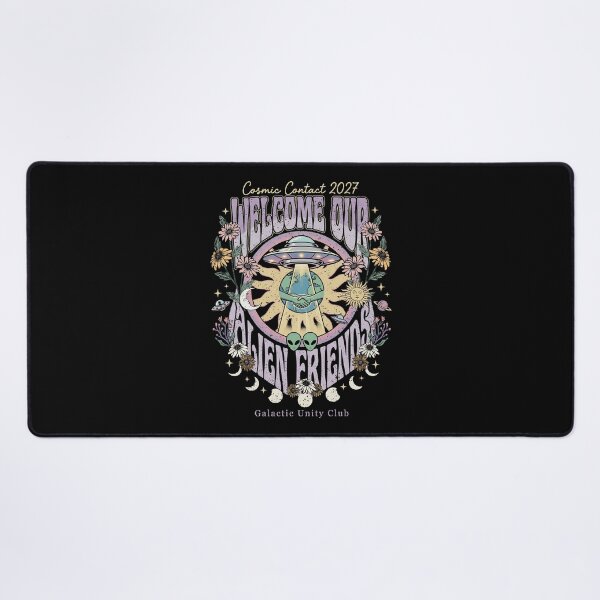 Item preview, Welcome Our Alien Friends Cosmic Contact 2027 Retro designed and sold by zzz888.