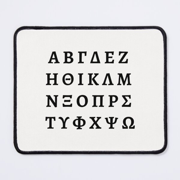 Item preview, Greek Alphabet Typography designed and sold by uuxkcrep41.