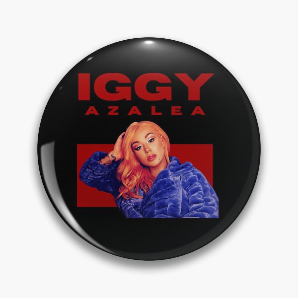 Item preview, Iggy Azalea Modern Rap Queen Studio Portrait Red Background designed and sold by Thunderrrrr123.