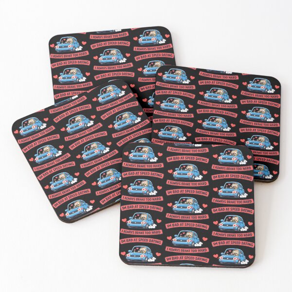 Item preview, Im Bad At Speed Dating Always Brake Too Hard Funny Car Pun designed and sold by TeeTimeTreasure.