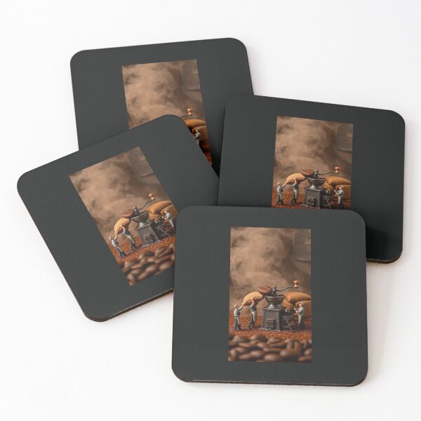 Item preview, Coffee Lovers Dream - Miniature People Coffee Art Illustration designed and sold by Aram92Designs.