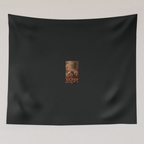 Item preview, Coffee Lovers Dream - Miniature People Coffee Art Illustration designed and sold by Aram92Designs.