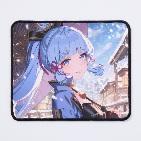 Item preview, Kamisato Ayaka Genshin Impact Anime Winter Snow Elegant designed and sold by CarlosBender.