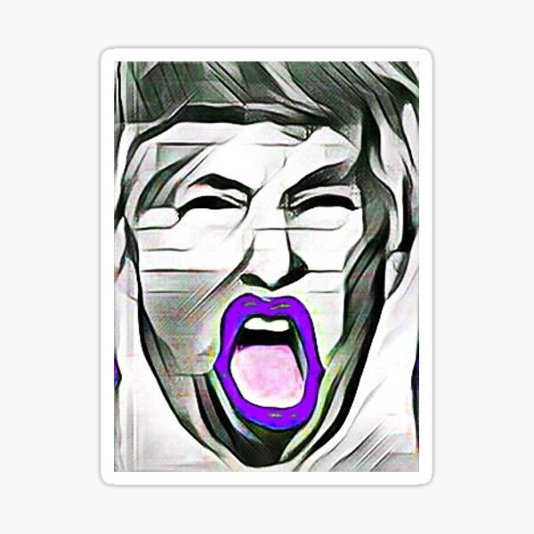 "Potty mouth 3" Sticker by NeverNanashi Redbubble