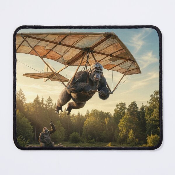 Item preview, Hang Glidin' Gorilla is Veritable Orville Wright designed and sold by Tridentulus.