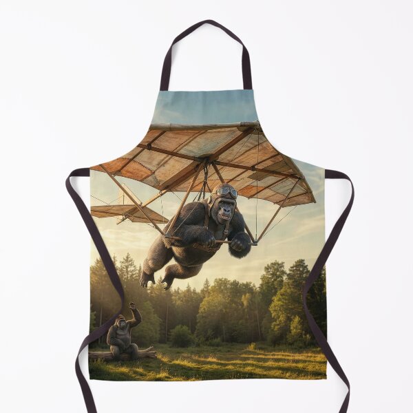 Item preview, Hang Glidin' Gorilla is Veritable Orville Wright designed and sold by Tridentulus.