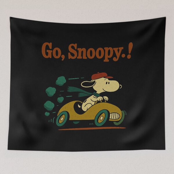 Item preview, Classic Go Snoopy Go Racing Car Vintage designed and sold by Nogameee142x.