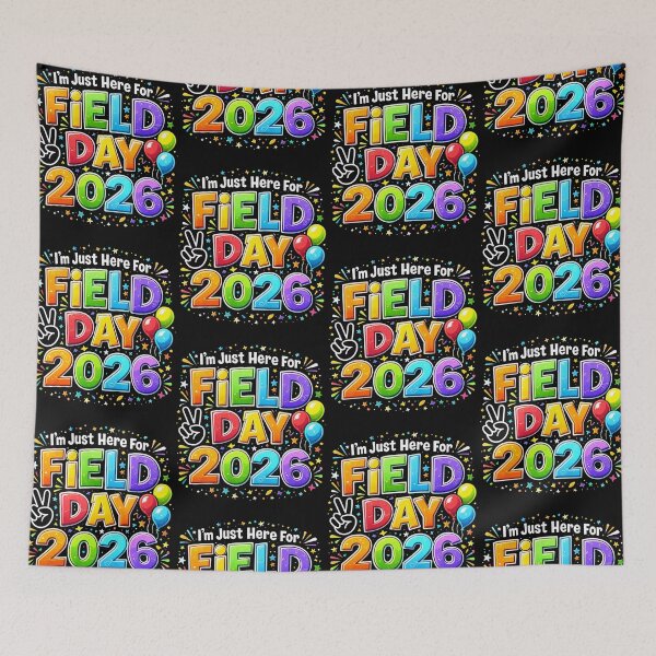 Item preview, I'm Just Here for Field Day Fun Day 2026 Teacher Kids designed and sold by jakaun.