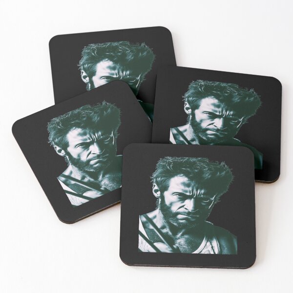 Item preview, Hugh Jackman Wolverine Gritty Cinematic Portrait Dark Tone designed and sold by Haunteddd325.