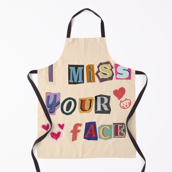 Item preview, I MISS YOUR FACE MAGAZINE CUTOUT designed and sold by JuicyUS.
