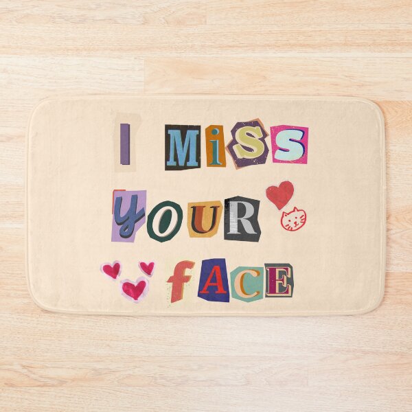 Item preview, I MISS YOUR FACE MAGAZINE CUTOUT designed and sold by JuicyUS.