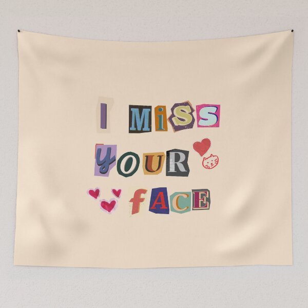 Item preview, I MISS YOUR FACE MAGAZINE CUTOUT designed and sold by JuicyUS.