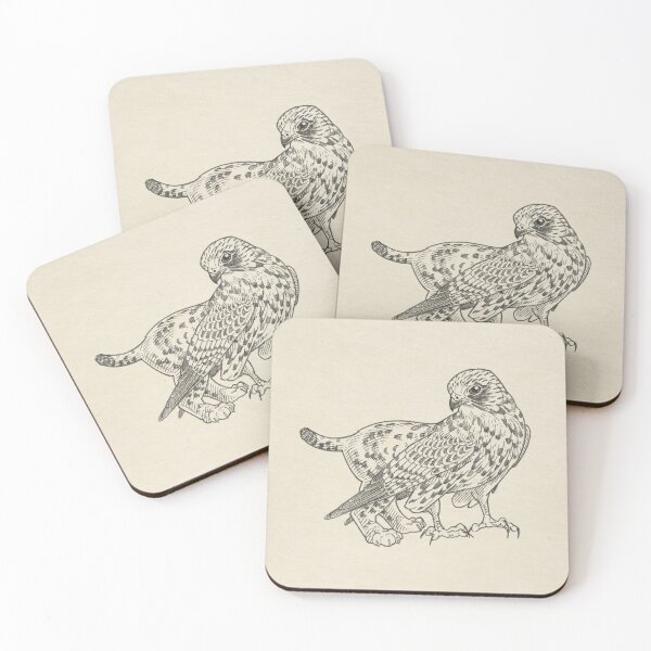 Item preview, Kestrel Line Art designed and sold by Wieckmananddoc.