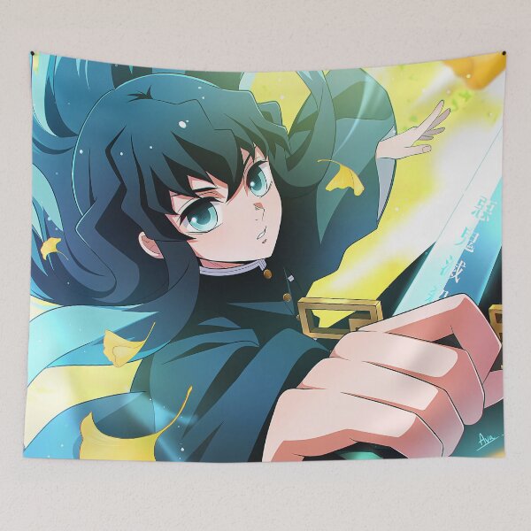 Item preview, Muichiro Tokito Demon Slayer Anime Katana Blue Light Action designed and sold by CarlosBender.
