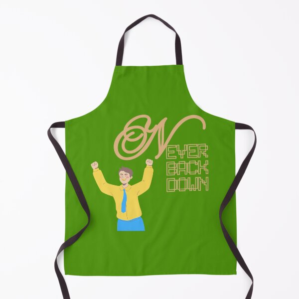 Item preview, Never Back Down Motivational Illustration designed and sold by Adappai.