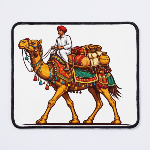 Item preview, Majestic Thar Desert Camel Caravan - Incredible India Series designed and sold by sugato123.