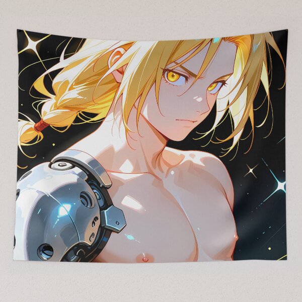 Item preview, Edward Elric Fullmetal Alchemist Anime Character Portrait Sci Fi Mood designed and sold by CarlosBender.