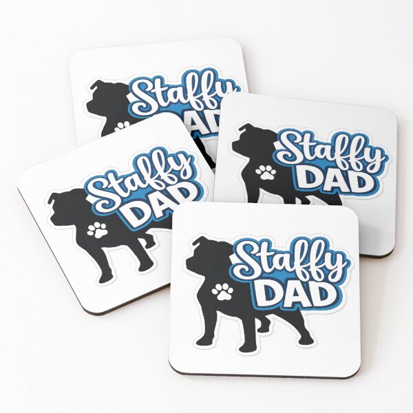 Item preview, Staffy Dad – Staffordshire Bull Terrier Dog Design designed and sold by Staffylovers.