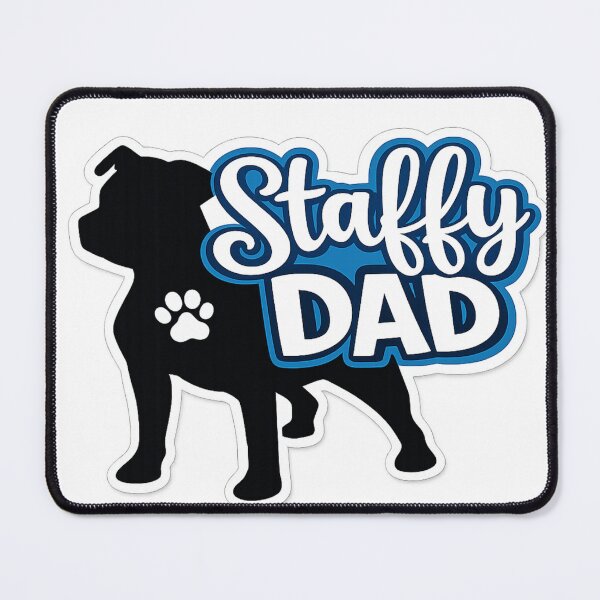 Item preview, Staffy Dad – Staffordshire Bull Terrier Dog Design designed and sold by Staffylovers.