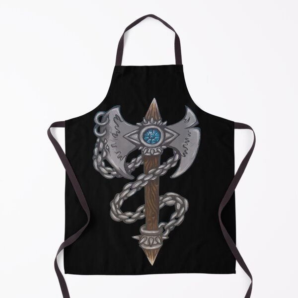 Item preview, Viking Double-headed Axe With Blue Gemstone designed and sold by Avara-Creative.