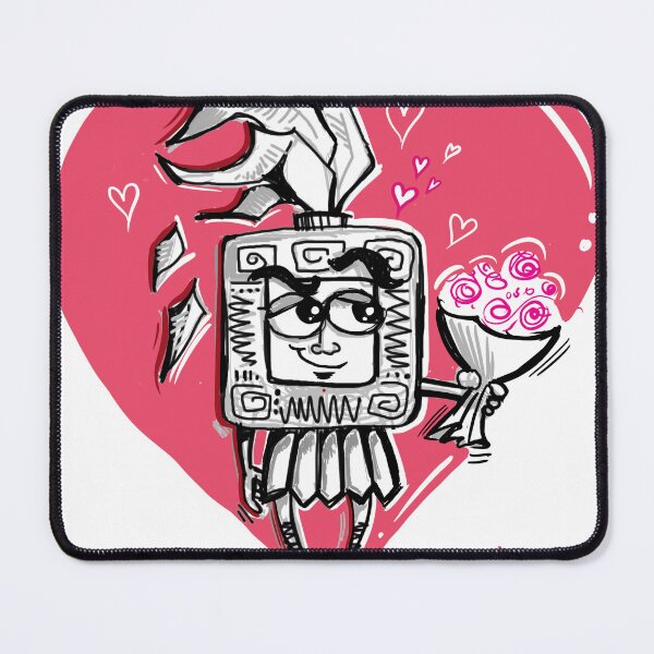 Item preview, Cartoon - Centurion with flowers & heart designed and sold by Dani Vittz.