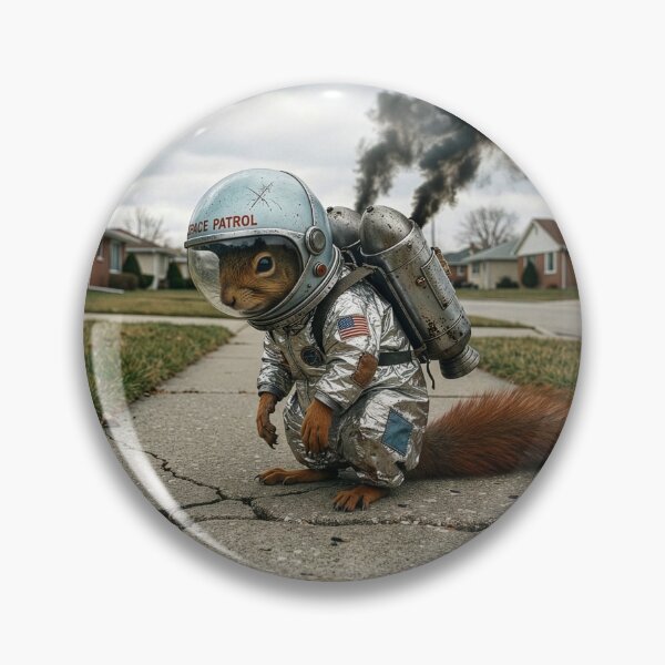Item preview, Red Squirrel Space Patrol Make Unexpected Landing designed and sold by Tridentulus.