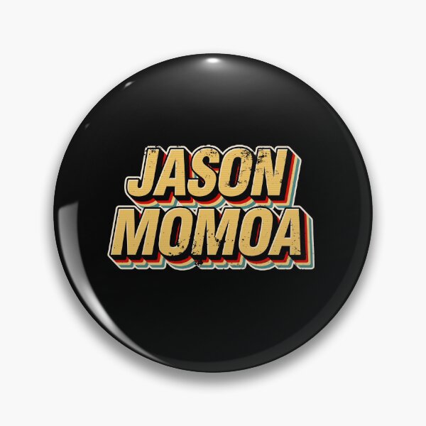 Artikelvorschau, Jason Momoa – Vintage-Retro-Typografie im Used-Look entworfen und verkauft von Thunderrrrr123.