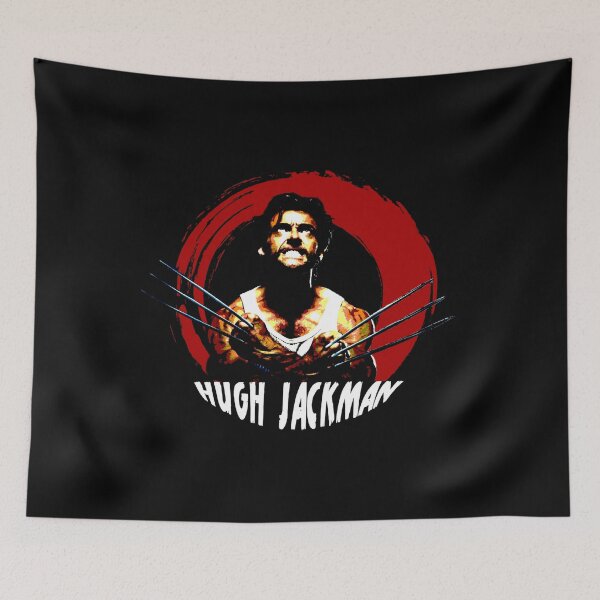 Item preview, Hugh Jackman Wolverine Samurai Ink Brush Minimal designed and sold by Haunteddd325.