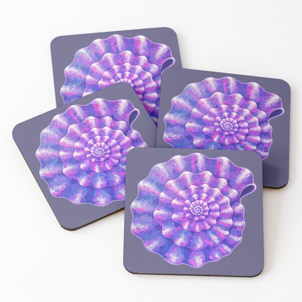 Item preview, Purple Seashell  designed and sold by shantilovesart.