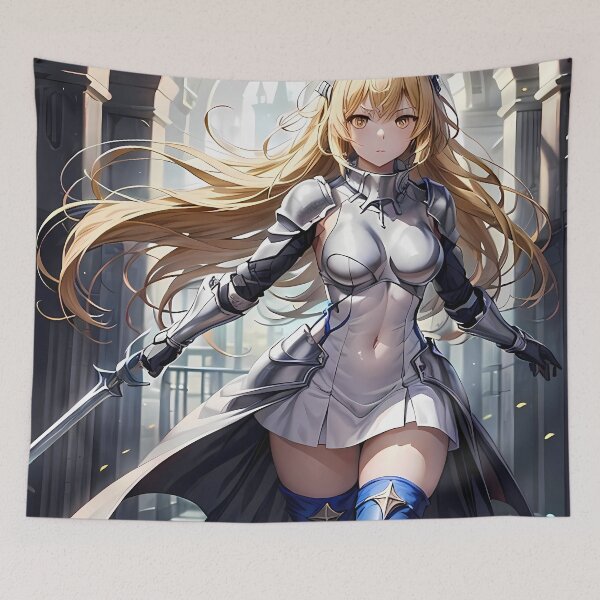 Item preview, Ais Wallenstein Danmachi Anime Girl Waifu Knight Fantasy City Hall designed and sold by CarlosBender.